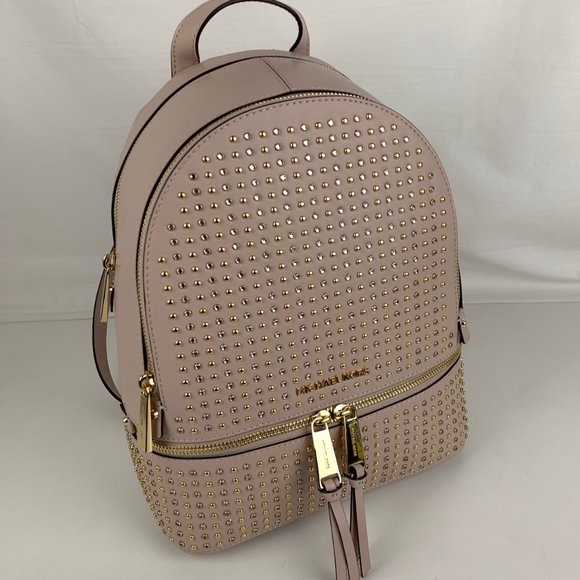 Michael Kors Handbags - New Michael Kors Rhea Medium Leather Backpack